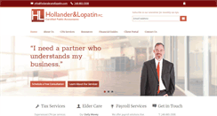 Desktop Screenshot of hollanderandlopatin.com